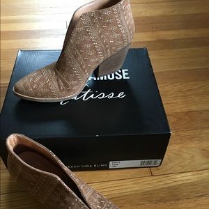 Matisse Cruz Tan Booties